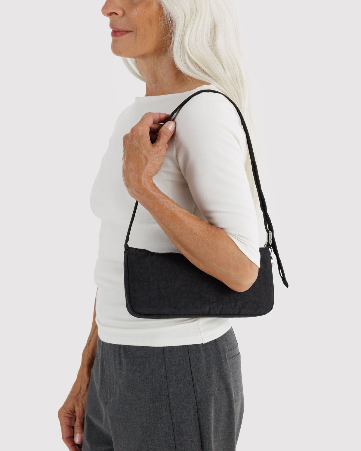 Nylon Pochette - Black