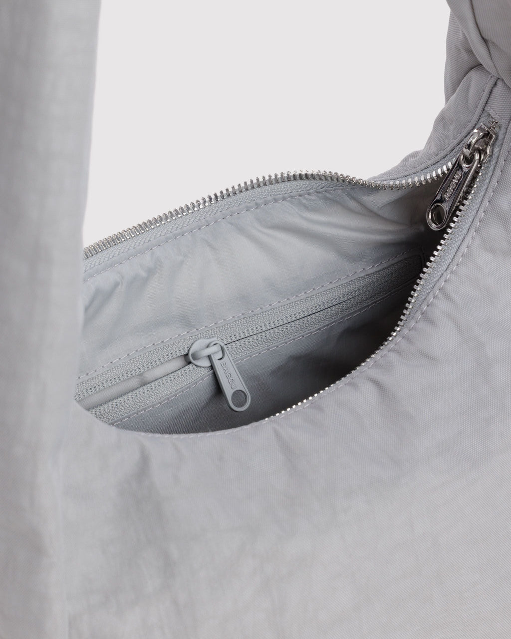 Small Nylon Meringue Bag - Fog