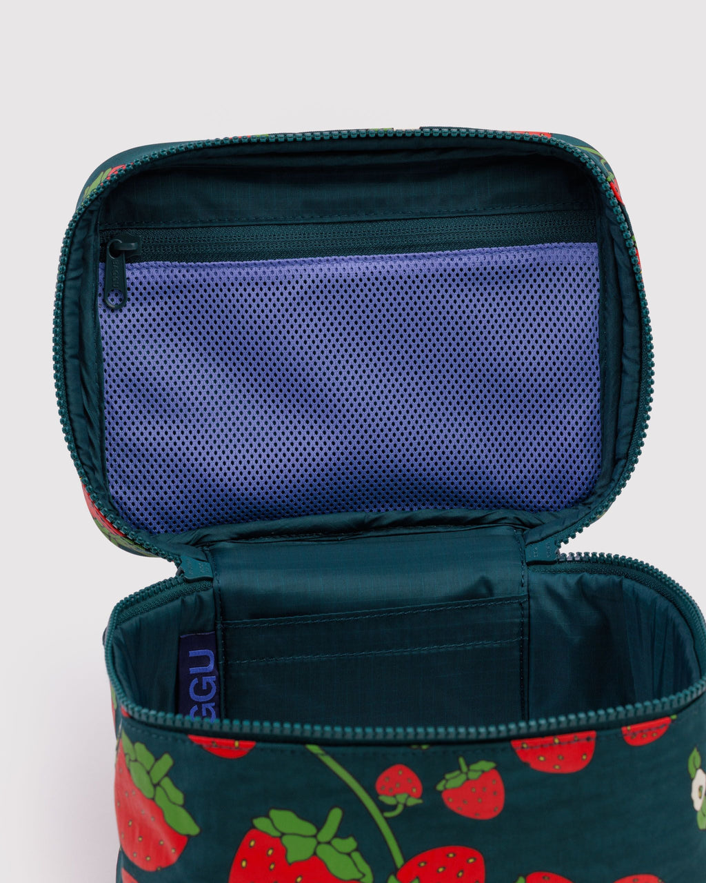 Large Cosmetic Case - Strawberry Blossom
