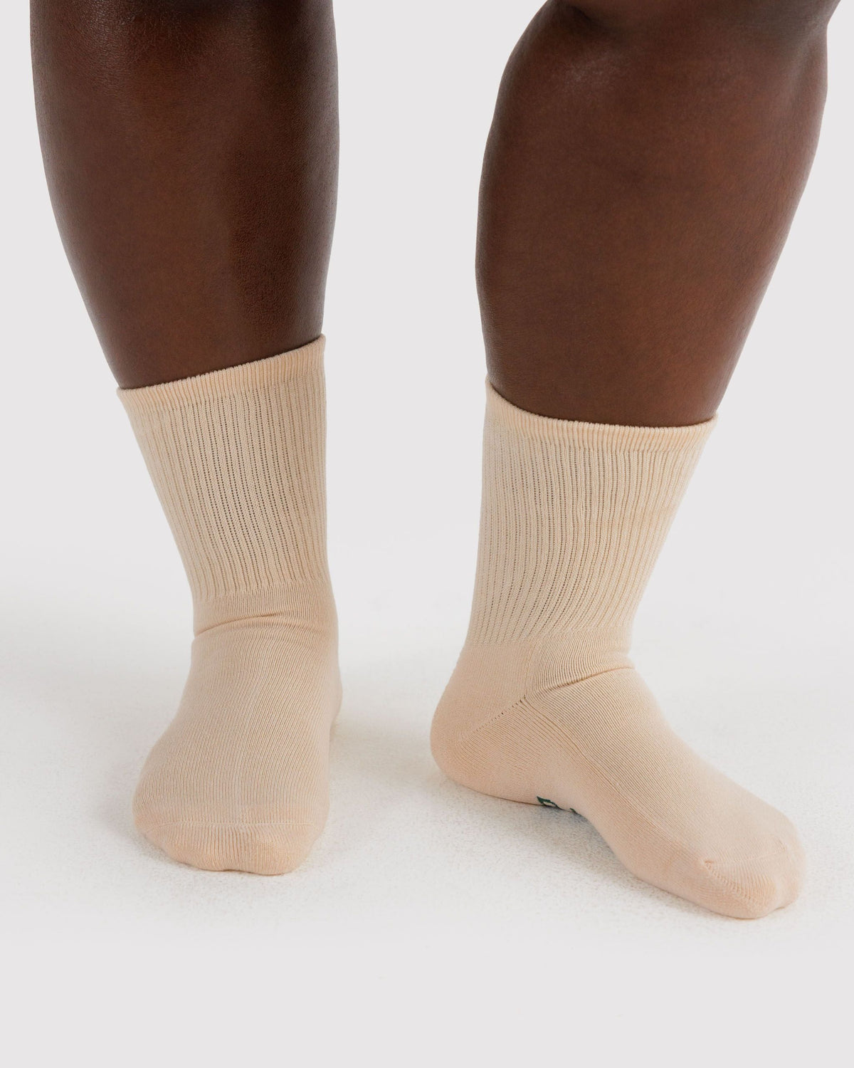 Ribbed Sock - Ecru