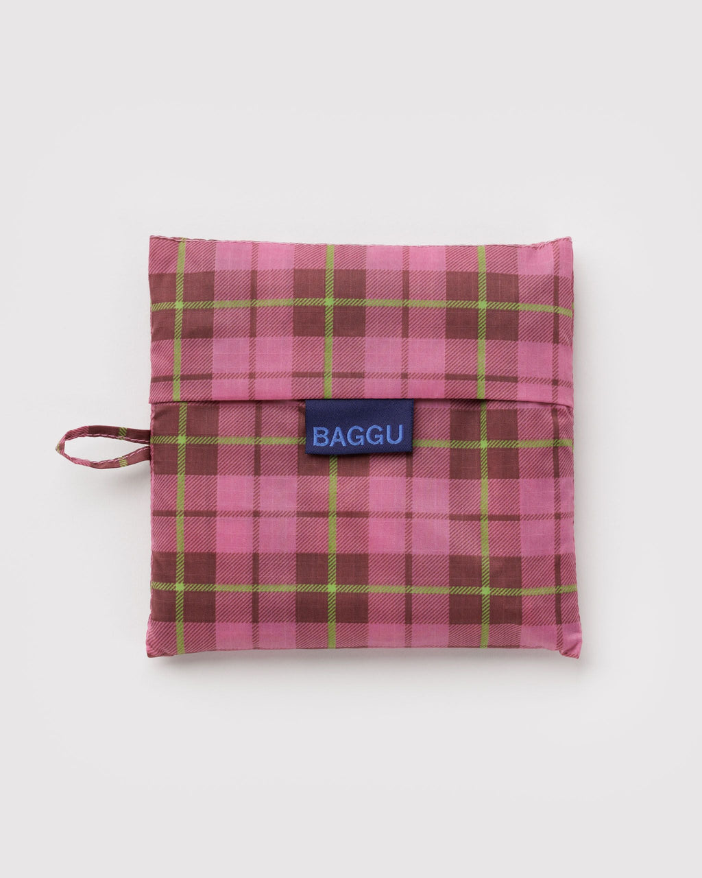 Big Baggu - Azalea Pink Tartan