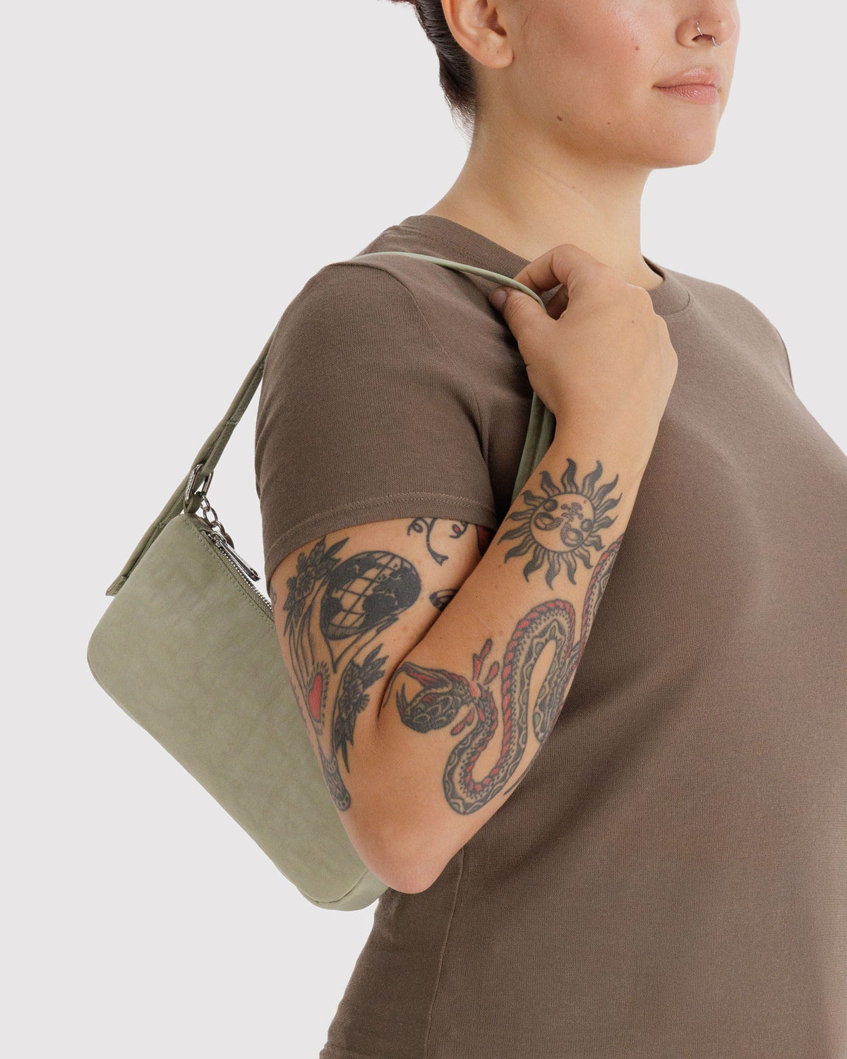 Nylon Pochette - Celadon