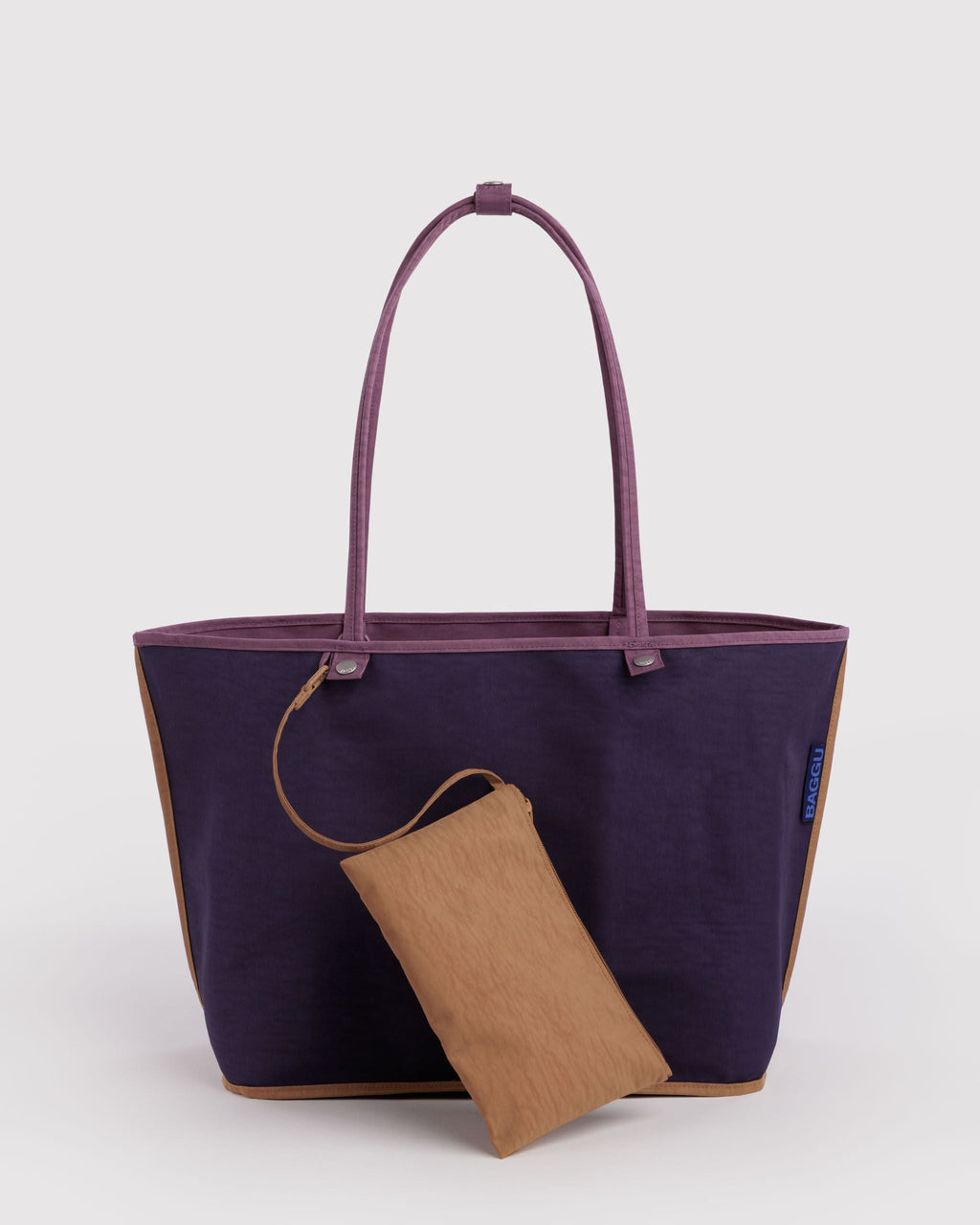 Large Nylon Reversible Tote - Wild Plum Mix