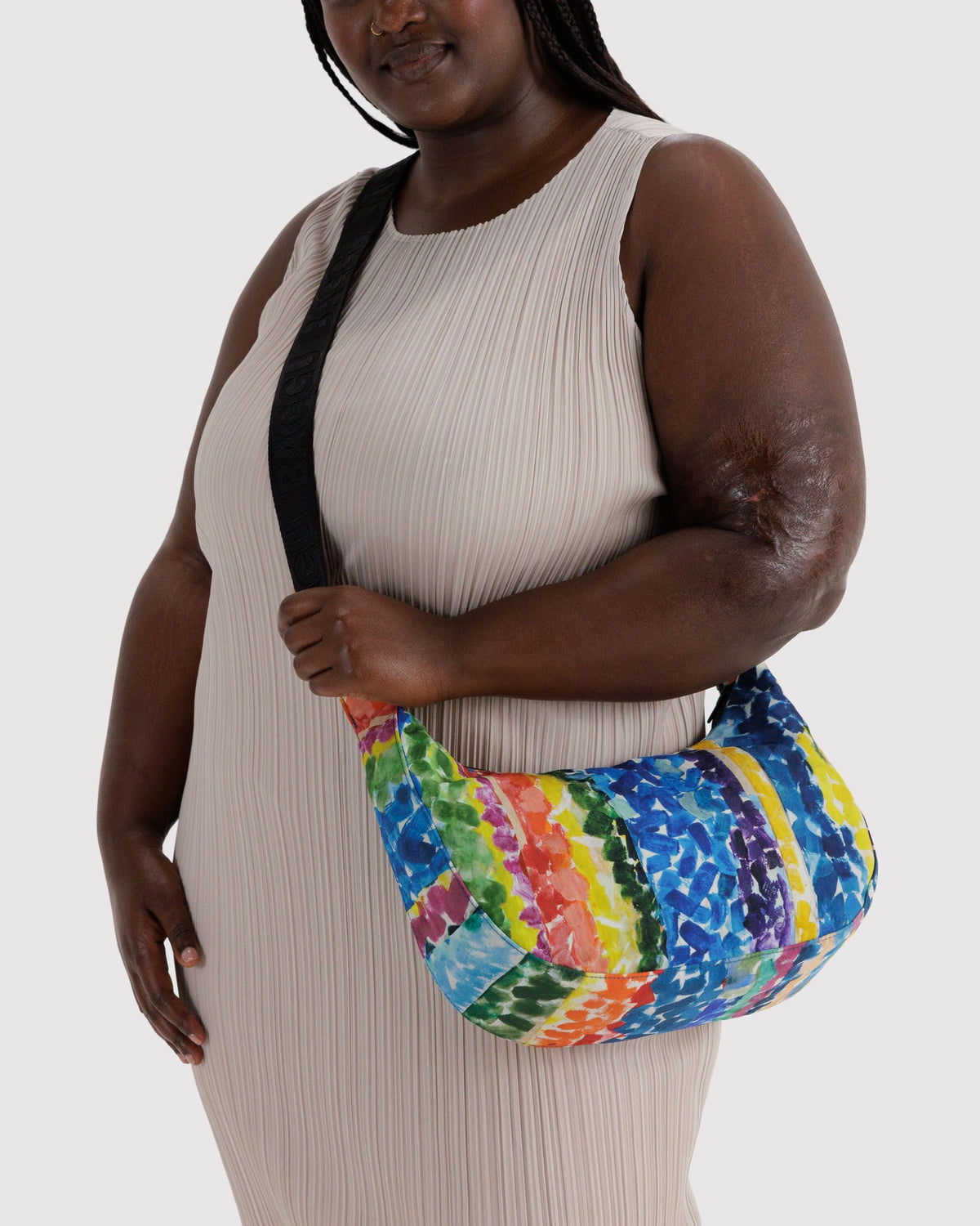 Medium Nylon Crescent Bag - Untitled Alma Woodsey Thomas
