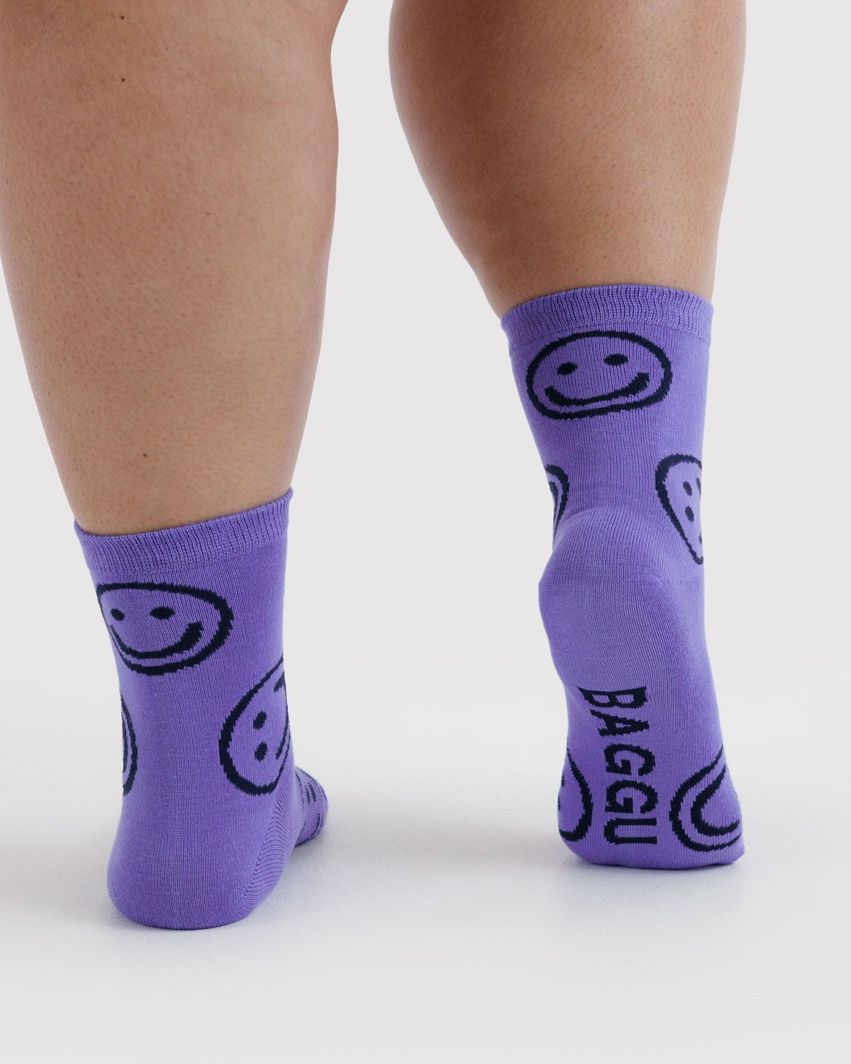 Crew Sock - Lavender Happy