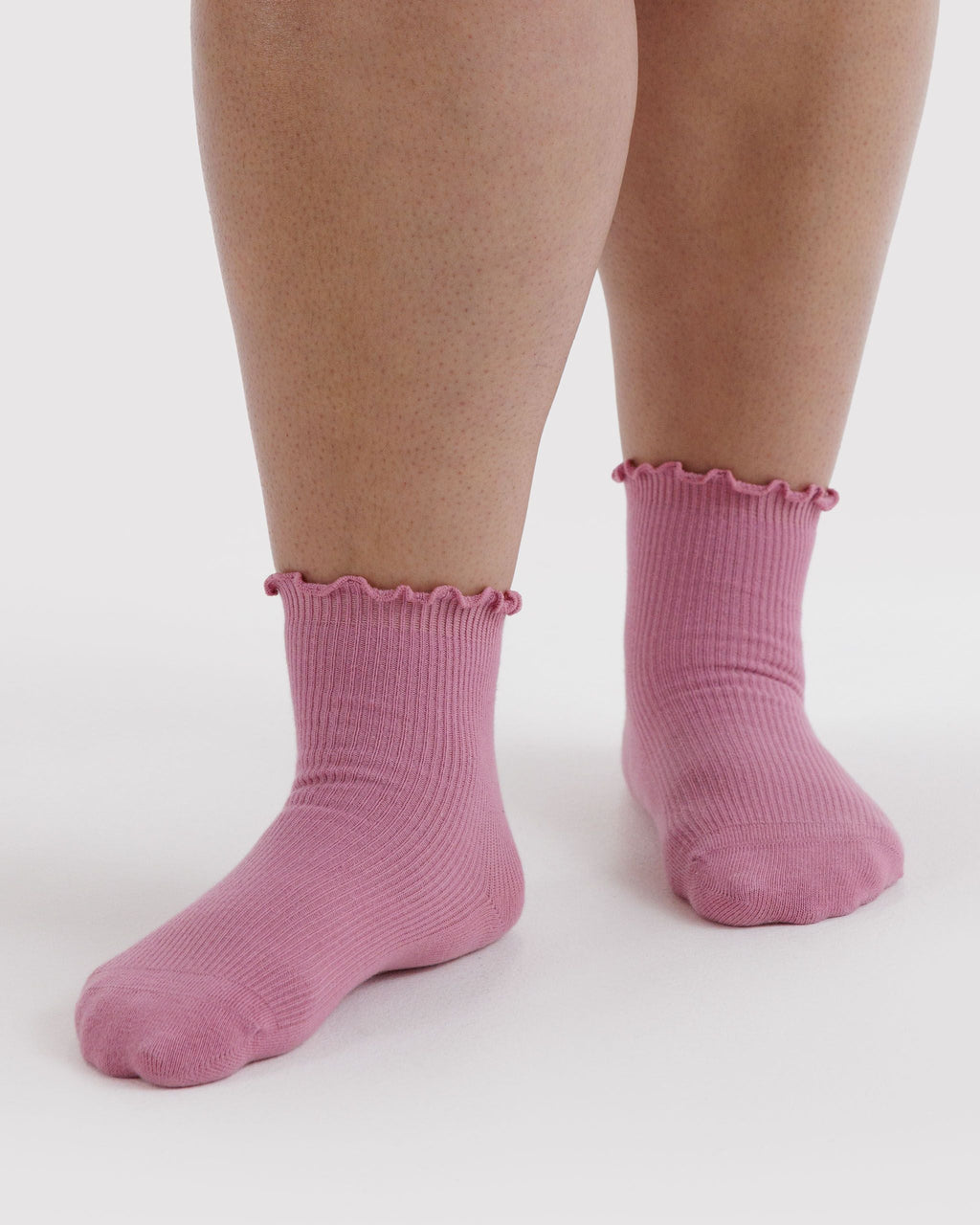 Lettuce Edge Sock Set of 2 - Wild Plum & Cherry