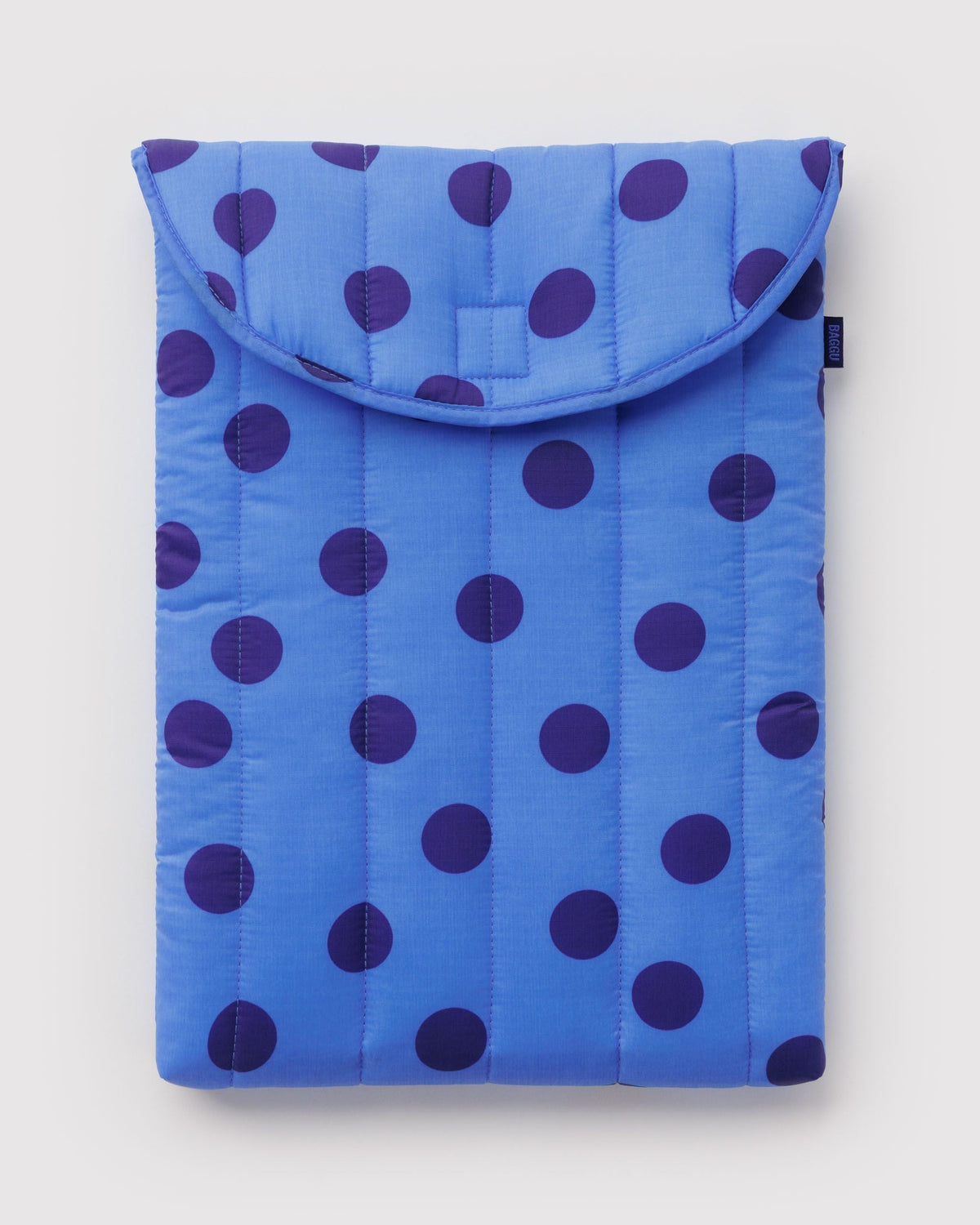 Puffy Laptop Sleeve 16\" - Blue Polka Dot