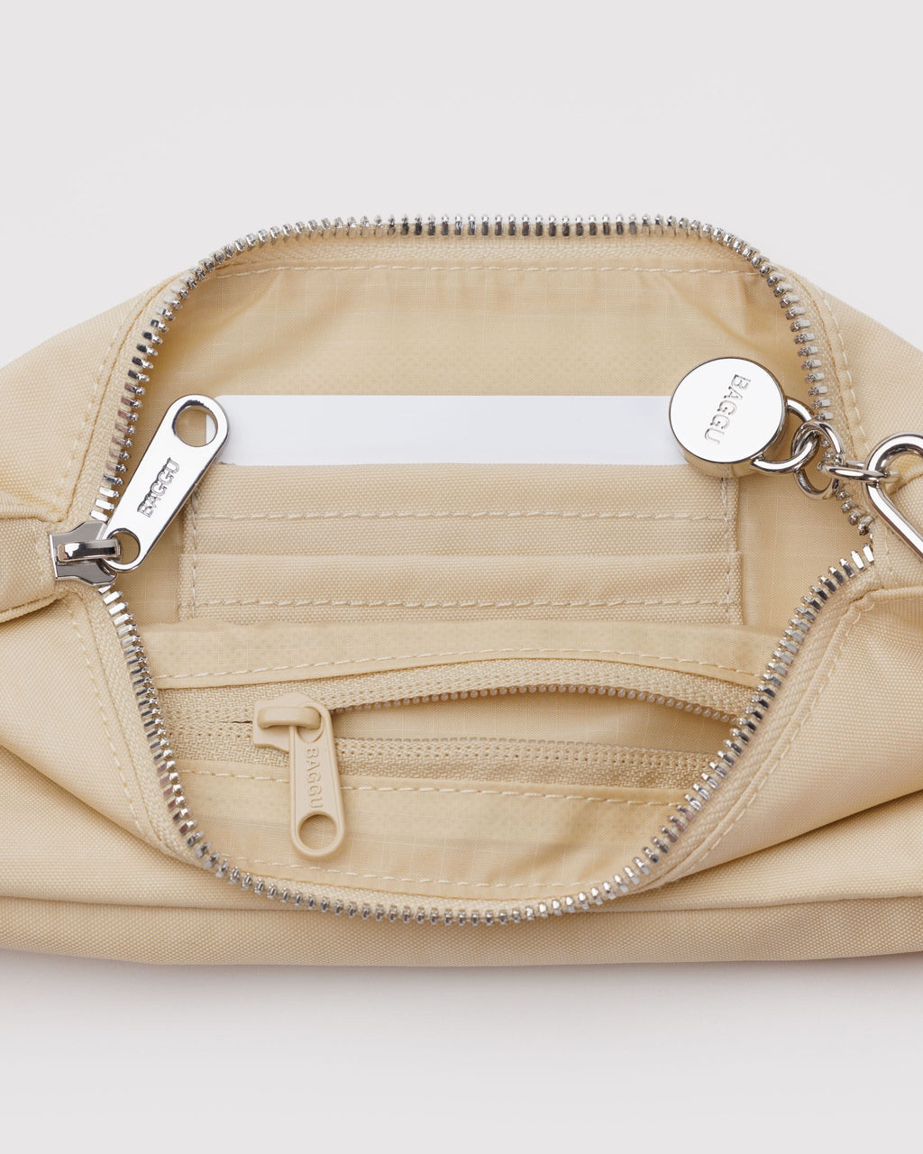 Nylon Pochette - Custard