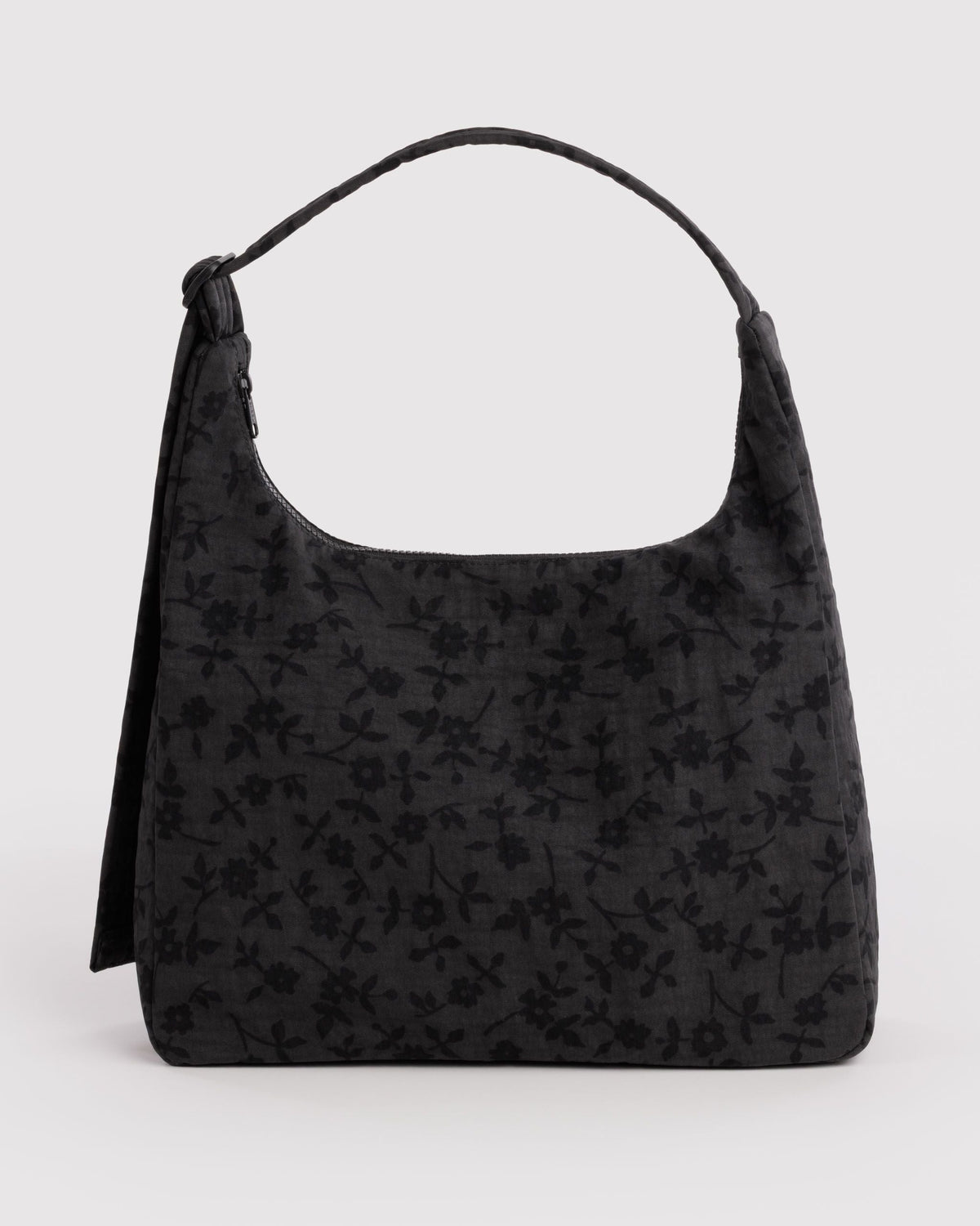 Nylon Shoulder Bag - Charcoal Ditsy Floral