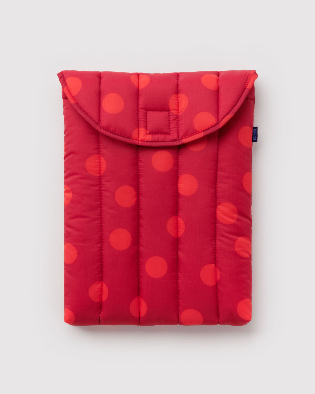 Puffy Laptop Sleeve 13\"/14\" - Red Polka Dot