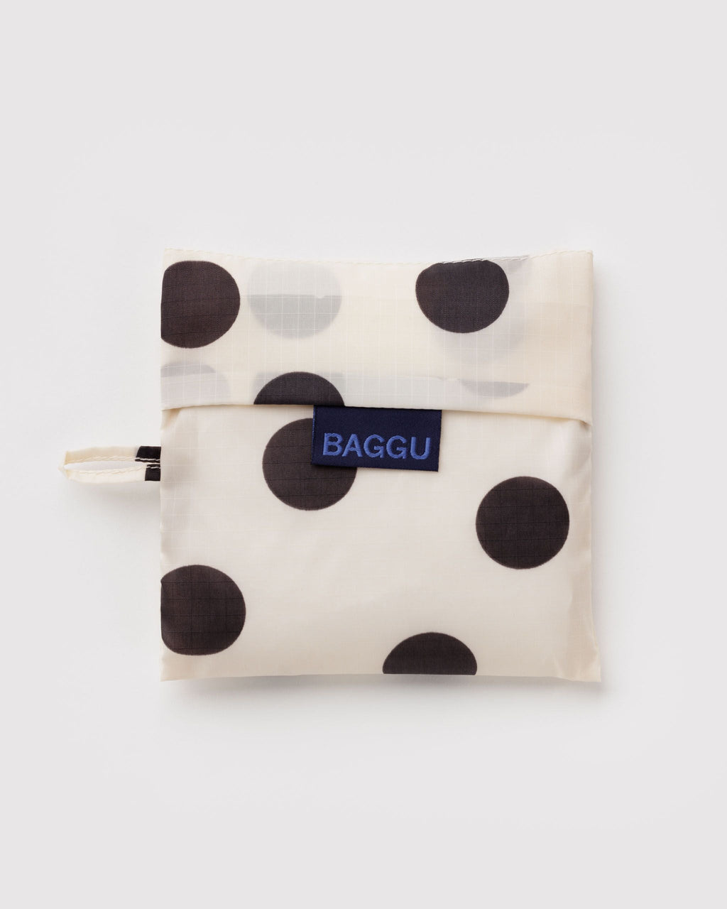 Standard Baggu - Cream and Black Polka Dot