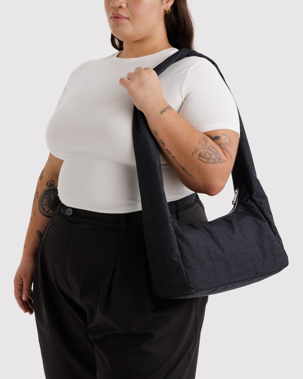 Nylon Meringue Bag - Black