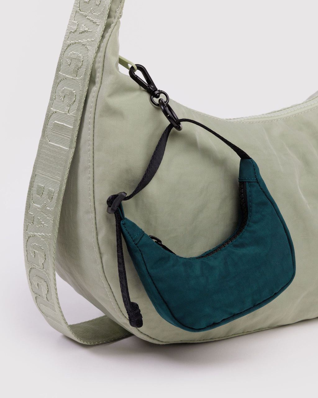 Crescent Bag Charm - Deep Sea
